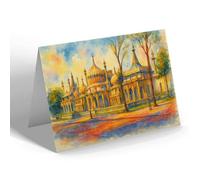 NOTELET - Royal Pavilion, Brighton - Vintage Art Style