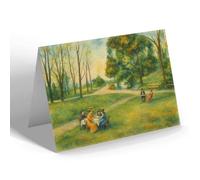NOTELET - Sandown. Tea, Ferncliff Pleasure Gardens - Vintage Art Style