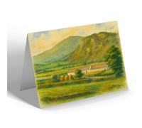 NOTELET - Screel & Potterland Hill, Castle Douglas - Vintage Art Style