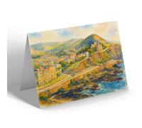 NOTELET - Sea Front & Seven Hills, Ilfracombe - Vintage Art Style