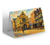 NOTELET - Shrewsbury. The Square (a) - Vintage Art Style