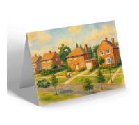 NOTELET - South Park Way, Welwyn Garden City - Vintage Art Style