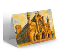 NOTELET - St Albans. The Abbey (a) - Vintage Art Style