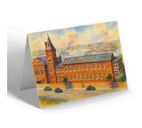 NOTELET - St Bartholomews Hospital, Chatham - Vintage Art Style