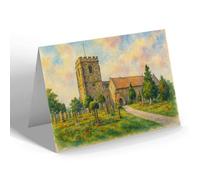 NOTELET - St Bartholomew's, Quorn - Vintage Art Style