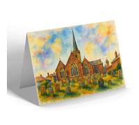 NOTELET - St Edmund's Church, Kingsbridge - Vintage Art Style