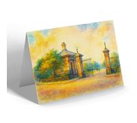 NOTELET - St Helens. Entrance to Victoria Park - Vintage Art Style