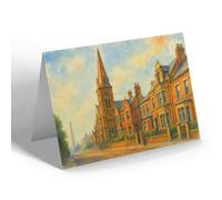 NOTELET - St Helens. St Mark's Church - Vintage Art Style