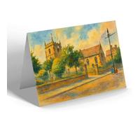 NOTELET - St John's Parish Church, Worcester - Vintage Art Style