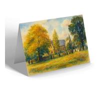 NOTELET - St Mary's Church (Newhouse), Barton - Vintage Art Style