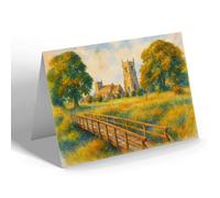 NOTELET - St Mary's & St Adelwold's, Alvingham b - Vintage Art Style