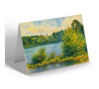 NOTELET - St Michael's Church from R.M.A.S. Grounds - Vintage Art Style