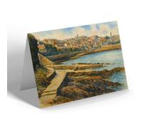 NOTELET - St Peter's Port & Gentlemen's Bathing Place - Vintage Art Style
