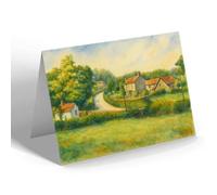 NOTELET - Stafford Bridge, Colyford - Vintage Art Style