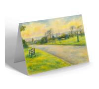 NOTELET - Stair Park, Stranraer - Vintage Art Style