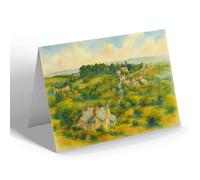 NOTELET - Staunton from Buckstone Hill - Vintage Art Style