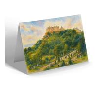 NOTELET - Stirling Castle from Ladies' Rock, Stirling - Vintage Art Style