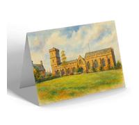 NOTELET - Stirling. East & West Churches - Vintage Art Style