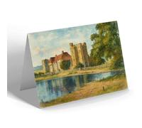 NOTELET - Stokesay Castle. Near Ludlow - Vintage Art Style