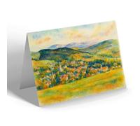 NOTELET - Strathpeffer Spa, & Ben Wyvis - Vintage Art Style