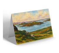 NOTELET - Summer Isles & Tanera Harbour, Achiltibuie - Vintage Art Style