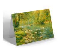 NOTELET - Summer Solitude on the Calder Great Harwood - Vintage Art Style