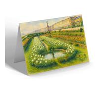NOTELET - Sunken Gardens, Brighton - Vintage Art Style