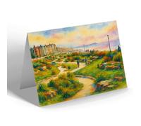 NOTELET - Sunken Gardens, North Shore, Bispham - Vintage Art Style