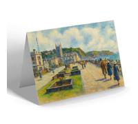 NOTELET - Sunken Gardens & Promenade Teignmouth (a) - Vintage Art Style