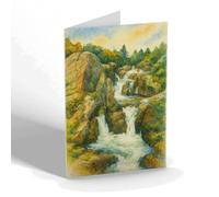 NOTELET - Tarn Beck, Seathwaite, Duddon Valley - Vintage Art Style