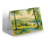 NOTELET - Tay Bridge from the Cathedral, Dunkeld - Vintage Art Style