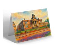 NOTELET - The Academy, Dumfries (b) - Vintage Art Style