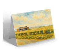 NOTELET - The Aerodrome, Dishforth - Vintage Art Style