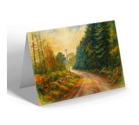 NOTELET - The Afton Road, New Cumnock - Vintage Art Style