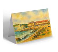 NOTELET - The Albion Hotel, Freshwater Bay - Vintage Art Style