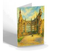NOTELET - The Altar, Coventry Cathedral - Vintage Art Style