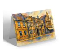 NOTELET - The Angel & Royal Hotel, Grantham - Vintage Art Style