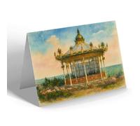 NOTELET - The Bandstand On the Cliffs, Southend-on-Sea - Vintage Art Style