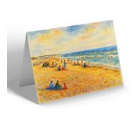 NOTELET - The Beach, Hayling Island - Vintage Art Style