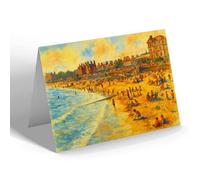 NOTELET - The Beach, Lowestoft - Vintage Art Style