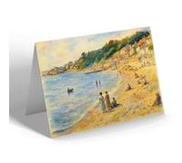 NOTELET - The Beach & Sea Front, Lyme Regis - Vintage Art Style