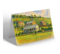 NOTELET - The Bowling Green in the Park, Llantrisant - Vintage Art Style