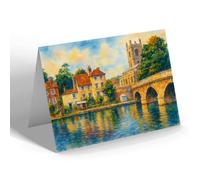 NOTELET - The Bridge, Henley-on-Thames - Vintage Art Style