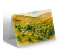 NOTELET - The Brig O' Brown, Grantown-on-Spey - Vintage Art Style