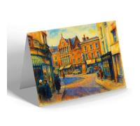NOTELET - The Bull Ring, Kidderminster - Vintage Art Style