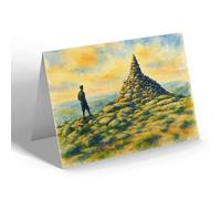 NOTELET - The Cairn of Cairngorm, Aviemore - Vintage Art Style
