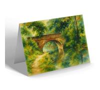 NOTELET - The Canal Bridge, Great Glenn - Vintage Art Style