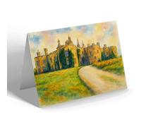 NOTELET - The Castle, Chirk (a) - Vintage Art Style