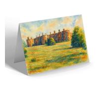 NOTELET - The Castle, Chirk (b) - Vintage Art Style