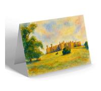 NOTELET - The Castle, Chirk (c) - Vintage Art Style